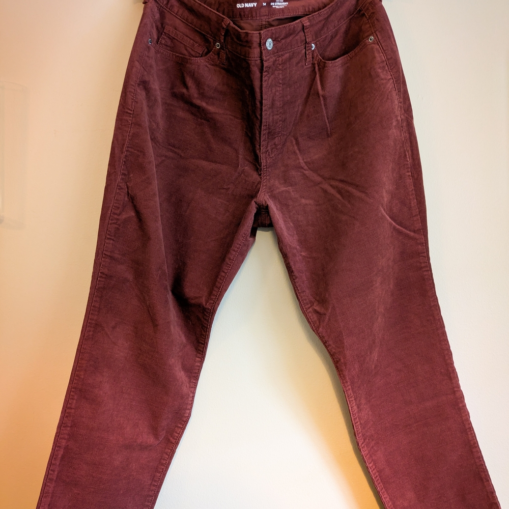 Old Navy Men's Burgundy Pants